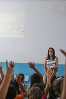 Escola Municipal recebe palestra sobre saúde mental