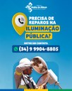Prefeitura de União de Minas reforça canal de atendimento para reparos na iluminação pública